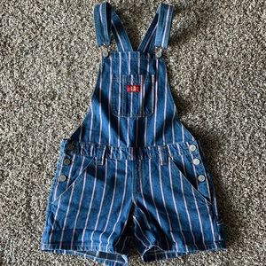 Dickies Striped Overall Shorts